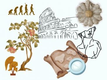 koło historyczne Orbis historicus (3.66 x 2.75 cm)